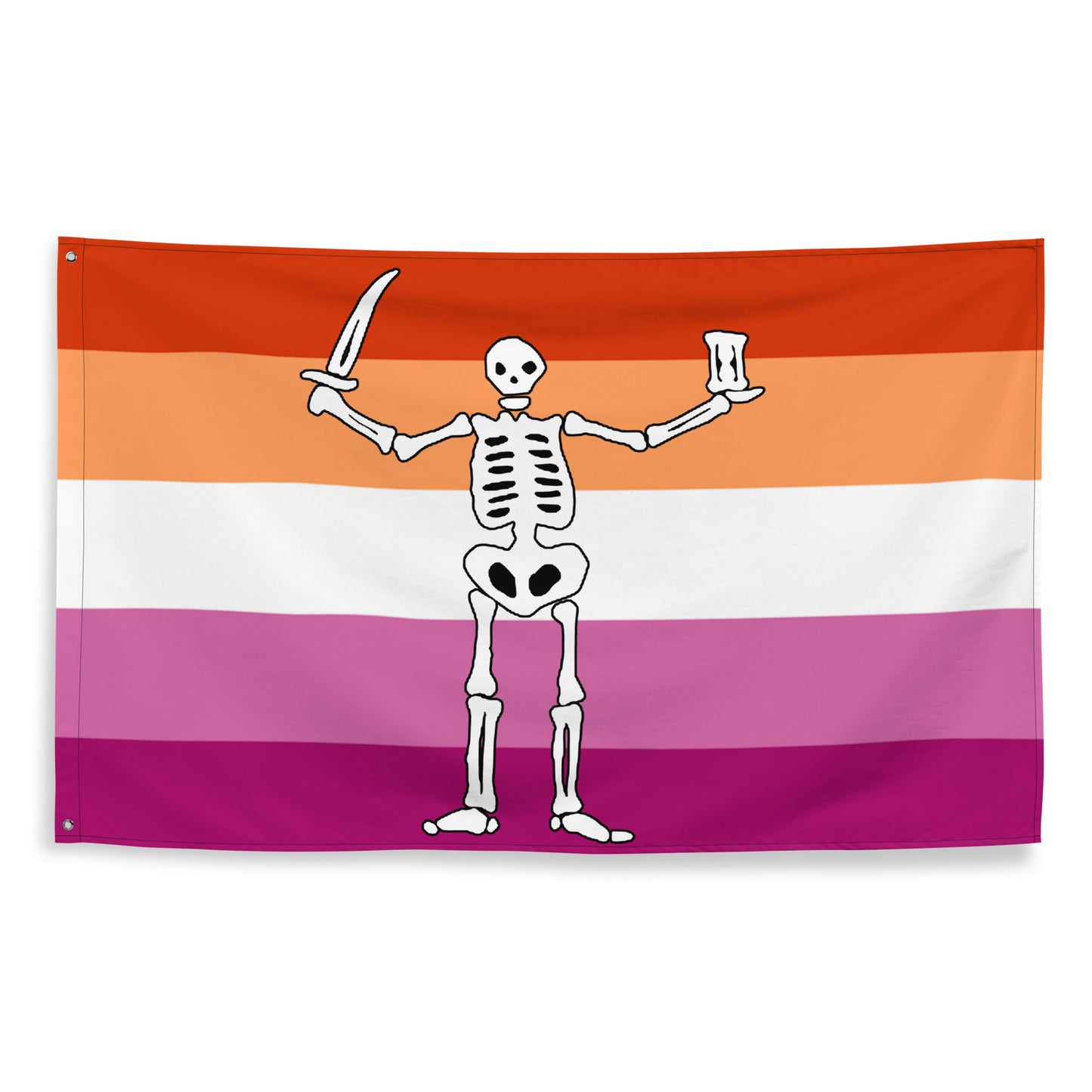 Lesbian Pride Walrus Flag