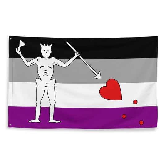 Asexual Pride Blackbeard Flag