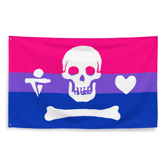 Bisexual Pride Stede Bonnet Flag