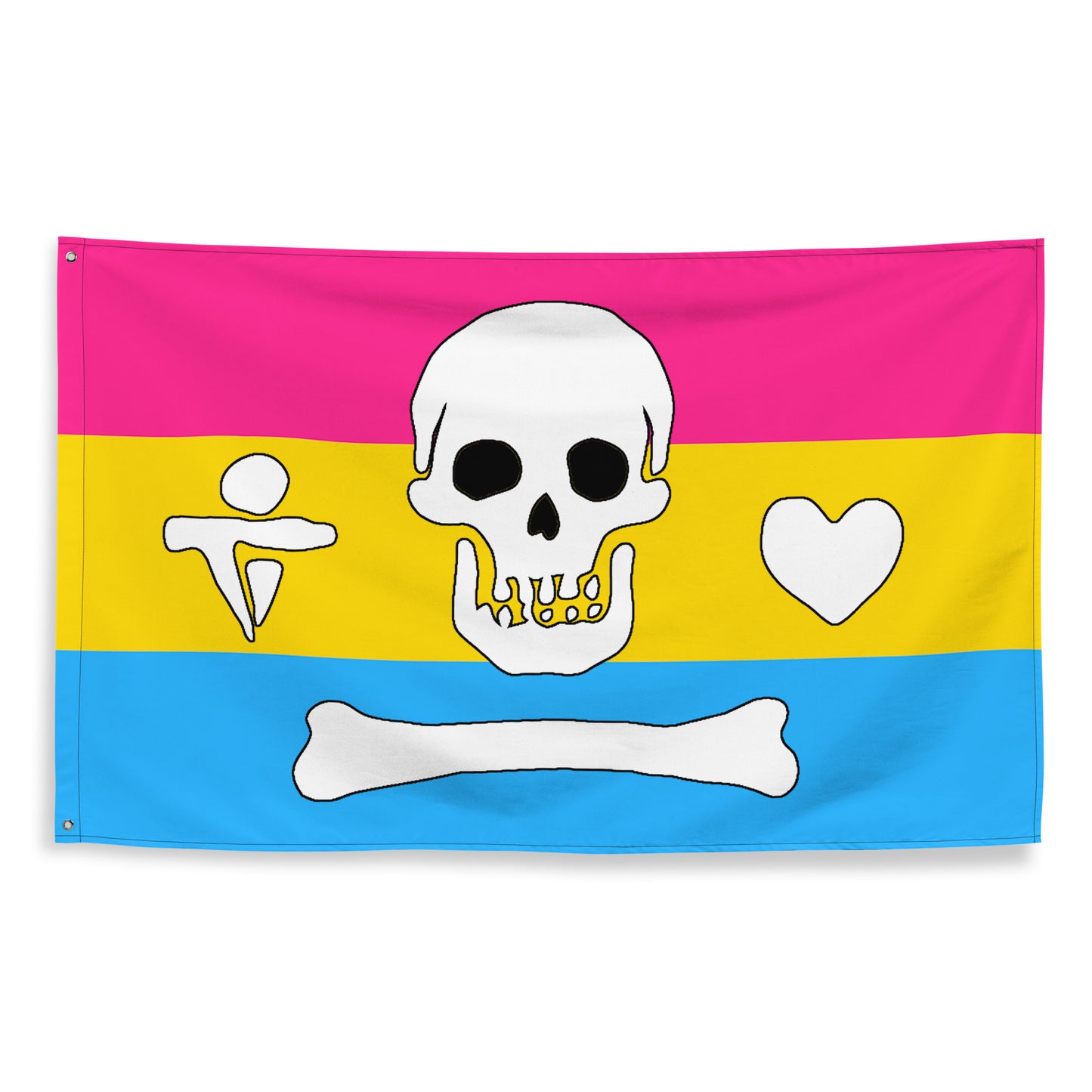 Pansexual Pride Stede Bonnet Flag