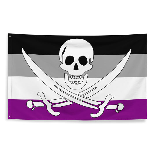 Asexual Pride Jack Rackham Flag