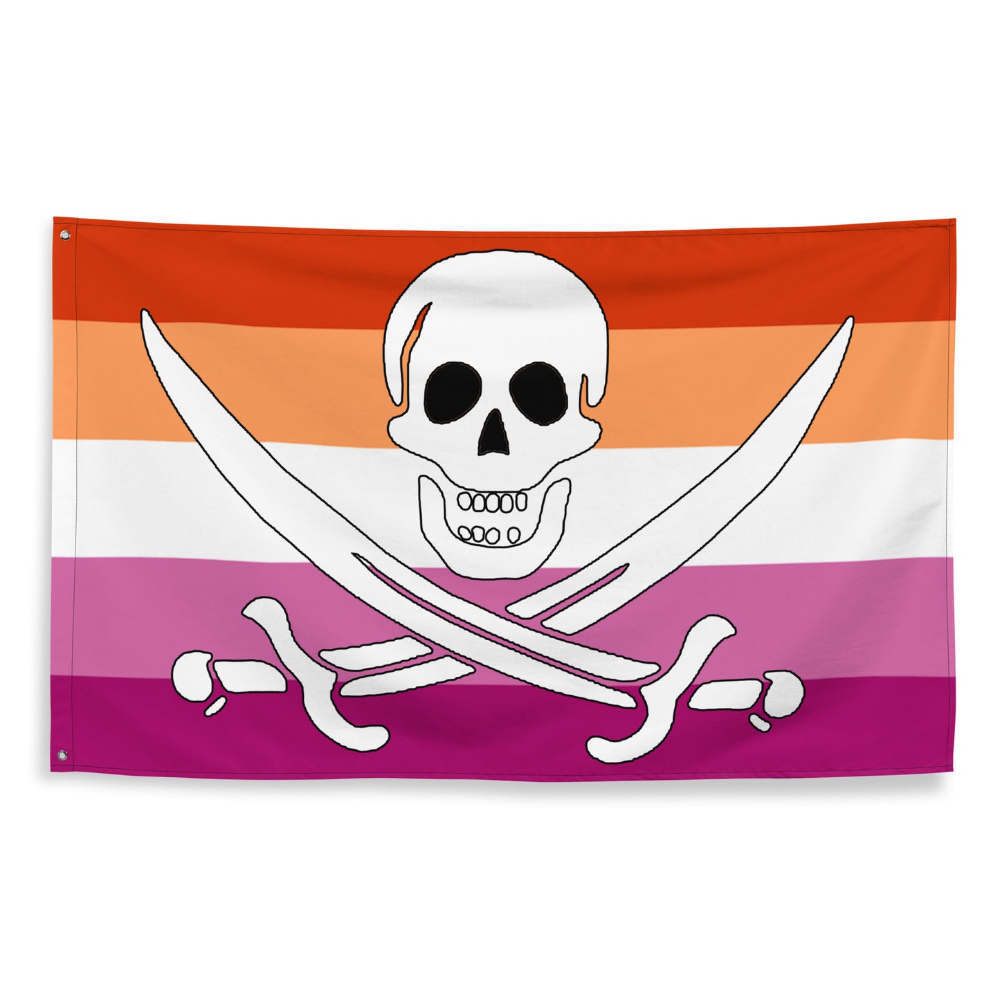 Lesbian Pride Jack Rackham Flag