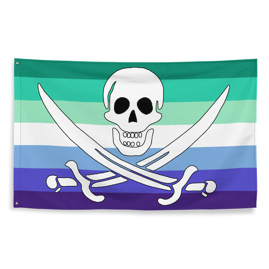 MLM Achillean Pride Jack Rackham Flag
